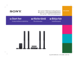 Sony BDV-N990W Snabbstartsguide