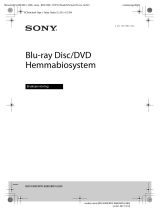 Sony BDV-E980W Bruksanvisning