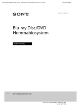 Sony BDV-E380 Bruksanvisning