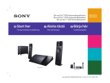 Sony BDV-NF620 Snabbstartsguide