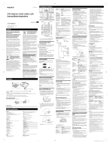 Sony CFD-RG880CP Bruksanvisning