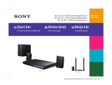 Sony BDV-EF220 Snabbstartsguide