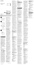 Sony WH-H800 Referens guide