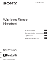 Sony DR-BT140Q Bruksanvisning