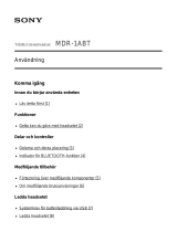 Sony MDR-1ABT Användarmanual
