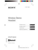 Sony DR-BT160AS Bruksanvisning