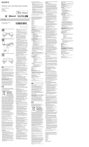 Sony WF-1000X Referens guide