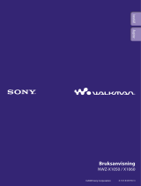 Sony NWZ-X1060 Bruksanvisning