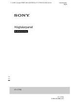 Sony HT-CT790 Bruksanvisning