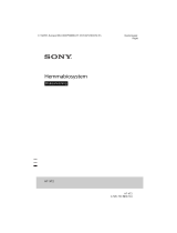 Sony HT-XT2 Bruksanvisning