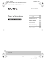 Sony HT-CT260 Bruksanvisning