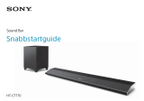 Sony HT-CT770 Snabbstartsguide
