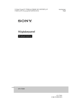 Sony HT-CT390 Bruksanvisning