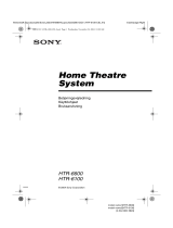 Sony HTR-6600 Bruksanvisning