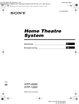 Sony HTP-1200 Bruksanvisning