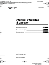 Sony HT-DDW760 Bruksanvisning