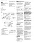 Sony WM-FX288 Bruksanvisning