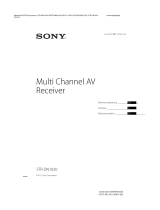 Sony STR-DN1020 Referens guide