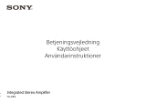 Sony TA-A1ES Bruksanvisning