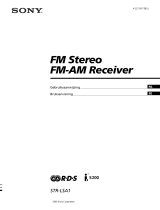 Sony STR-LSA1 Bruksanvisning