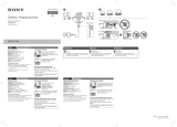 Sony MDR-EX15LP Bruksanvisning