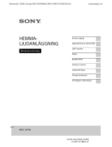 Sony MHC-GT4D Bruksanvisning