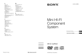 Sony MHC-GZR5D Bruksanvisning