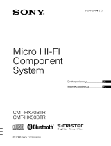 Sony CMT-HX70BTR Bruksanvisning