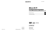 Sony CMT-DH30 Bruksanvisning
