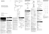 Sony RDP-X50IP Bruksanvisning