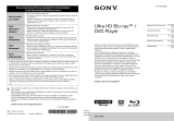 Sony UBP-X500 Bruksanvisning
