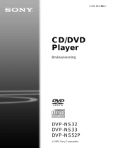 Sony DVP-NS32 Bruksanvisning