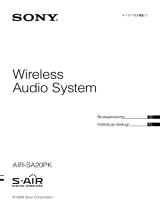 Sony AIR-SA20PK Bruksanvisning