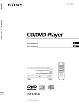 Sony DVP-CX850D Bruksanvisning