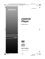 Sony DVP-NS30 Bruksanvisning