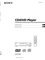 Sony DVP-S325 Bruksanvisning