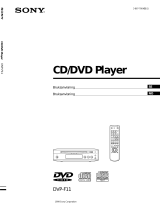 Sony DVP-F11 Bruksanvisning