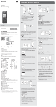 Sony ICD-SX2000 Bruksanvisning