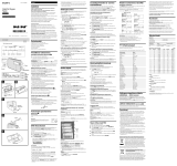 Sony XDR-S56DBP Bruksanvisning