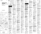 Sony ICF-CD543RM Bruksanvisning