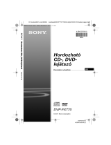 Sony DVP-FX770 Användarguide