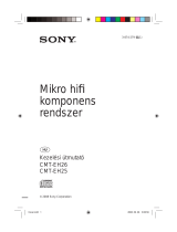 Sony CMT-EH25 Användarguide