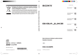 Sony NAS-SC500PK Användarguide