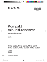 Sony MHC-EC79 Användarguide