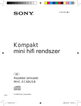 Sony MHC-EC68USB Användarguide