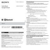 Sony SRS-X11 Användarguide