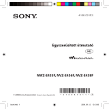 Sony NWZ-E435F Användarguide
