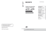 Sony SLT-A33L Användarguide