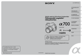 Sony DSLR-A700Z Användarguide