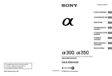 Sony DSLR-A350X Användarguide
